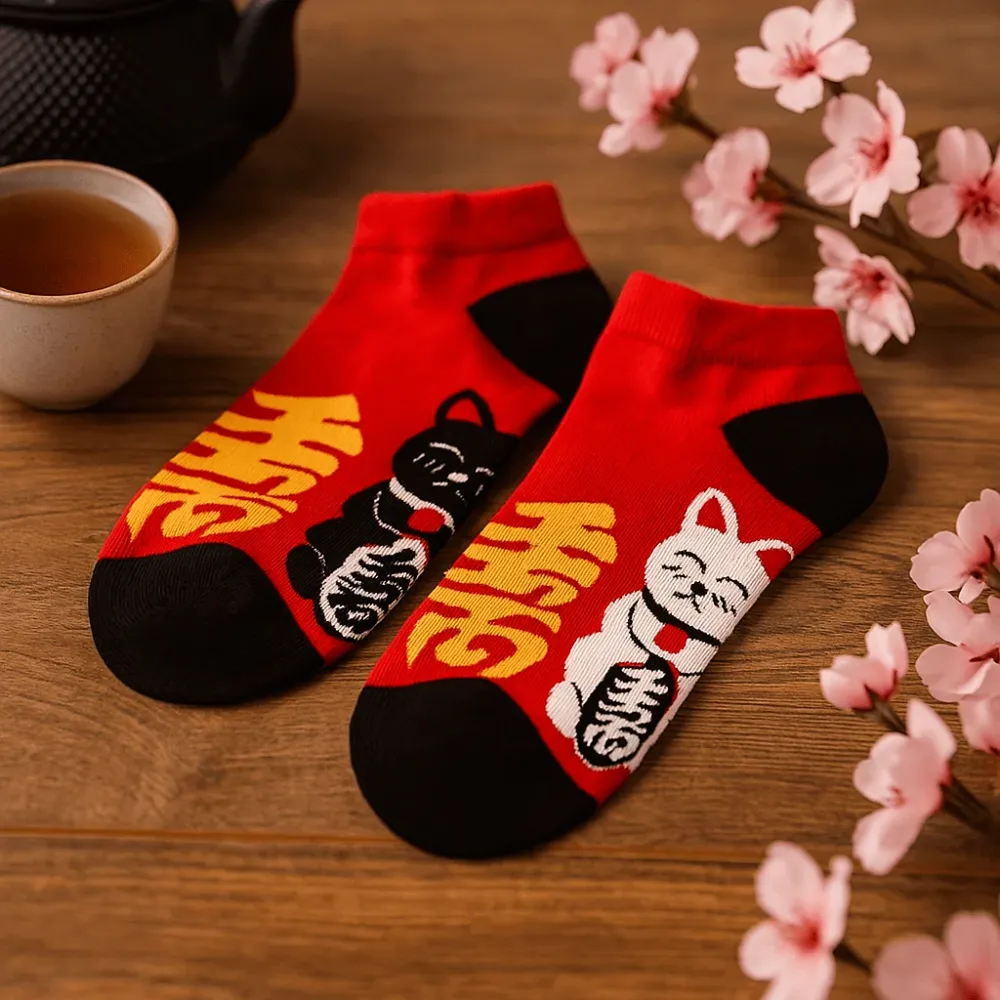 Чорапи Lucky Cat ниски S/M 3.5-6.5