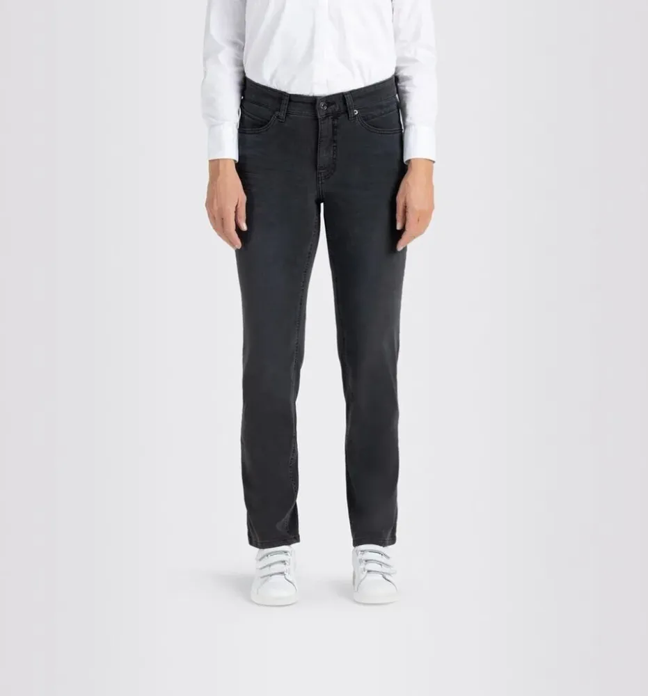 MAC JEANS MELANIE Дамски памучни дънки в класическа права кройка, сиви