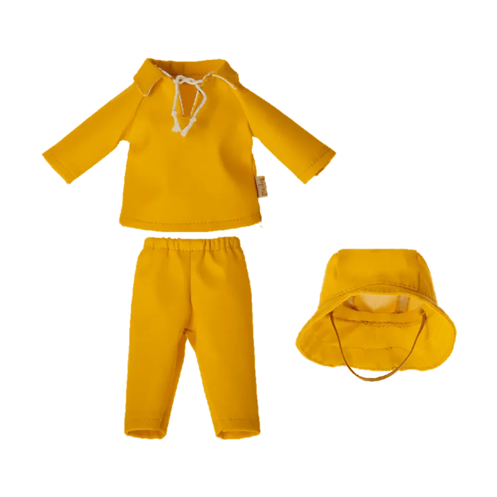 Maileg Облекло за дъжд с шапка, Teddy dad