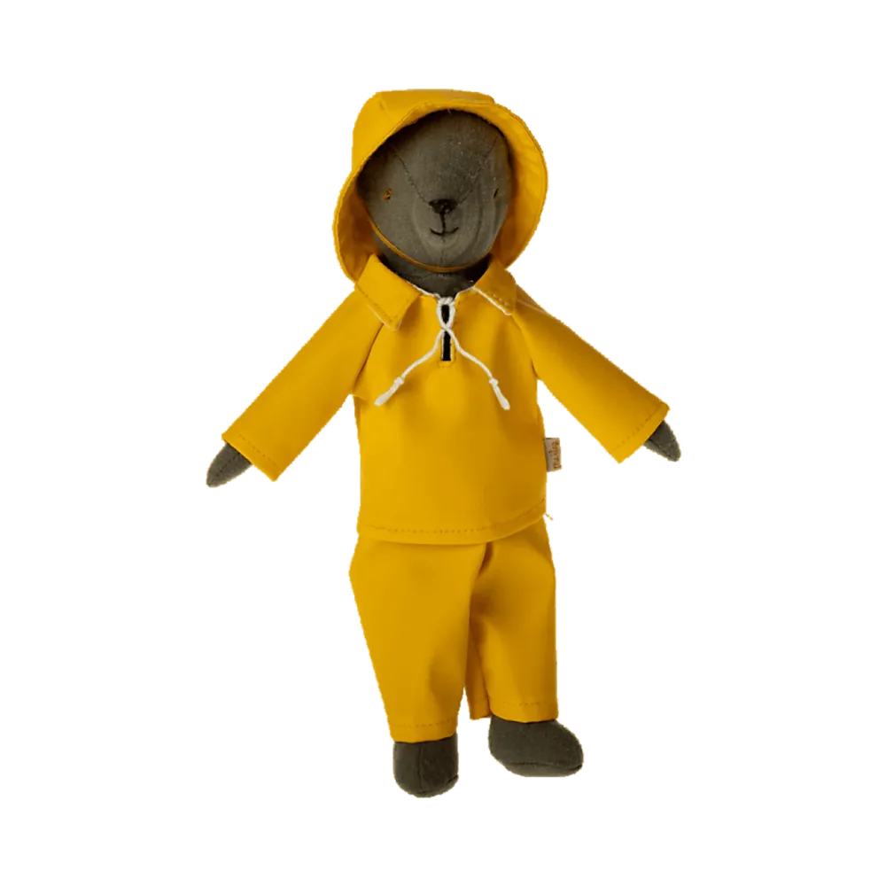 Maileg Облекло за дъжд с шапка, Teddy dad