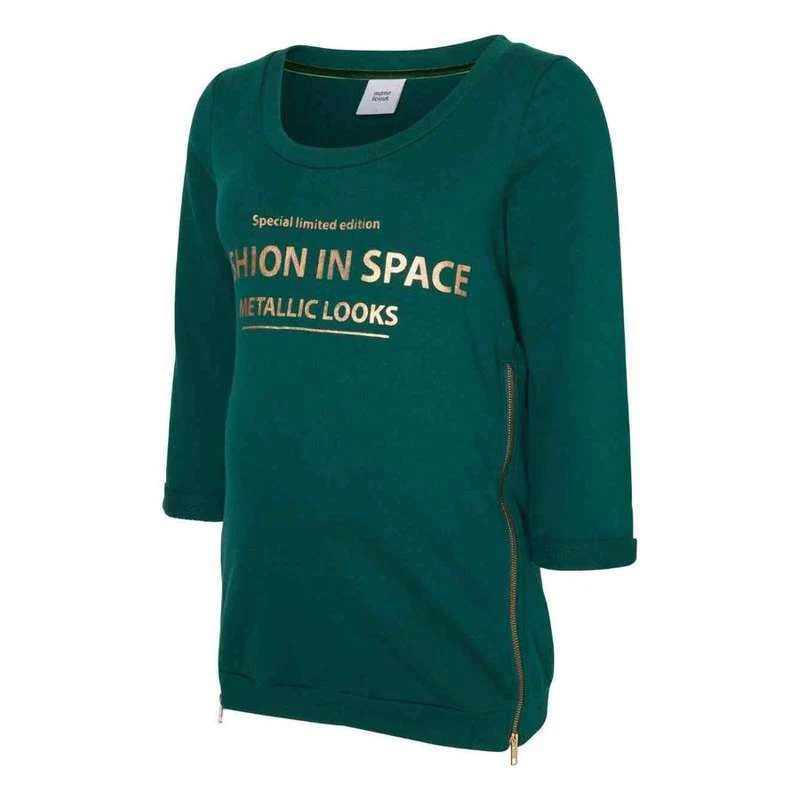 Mamalicious Allu Sweat Top - Зелен