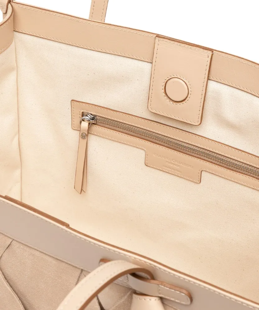 Marcella Bag Big Suede Geometrica Gianni Chiarini