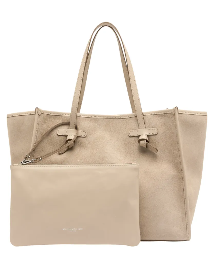 Marcella Suede Shopping Bag