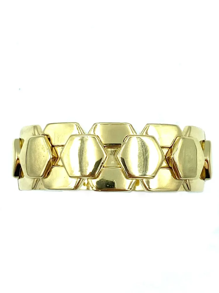 MARINA B. Гривна Hexa от 18K жълто злато