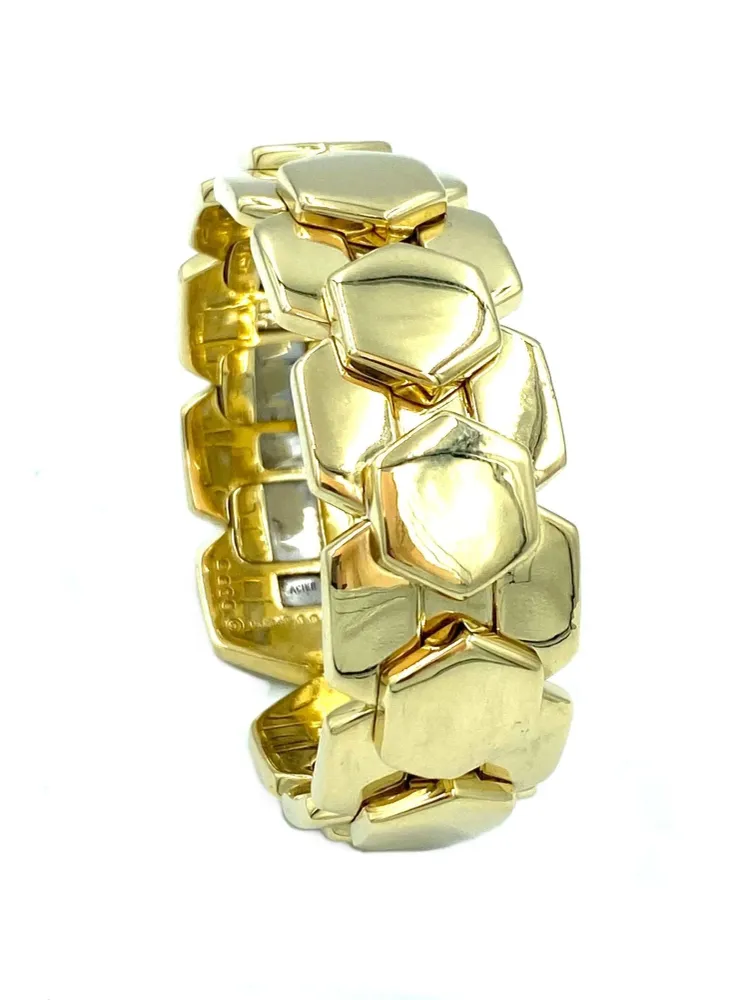 MARINA B. Гривна Hexa от 18K жълто злато