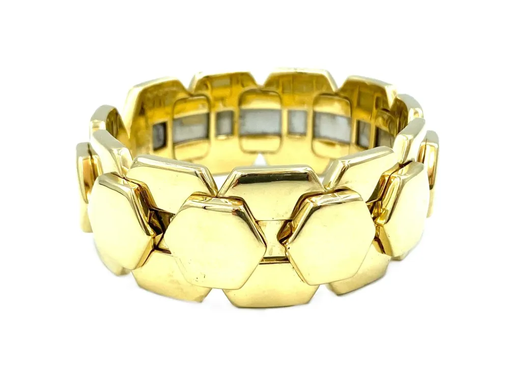 MARINA B. Гривна Hexa от 18K жълто злато