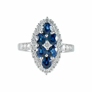 Пръстен с диамант Marquise Sapphire
