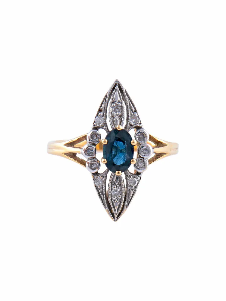 Пръстен с диамант Marquise Sapphire