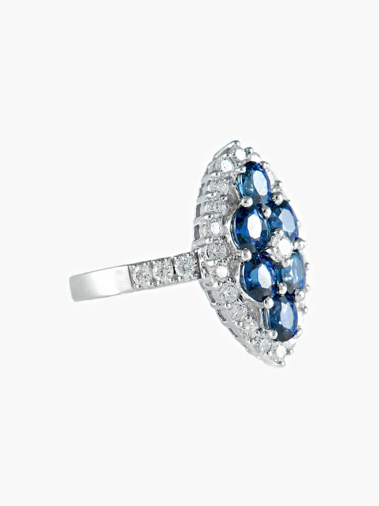 Пръстен с диамант Marquise Sapphire