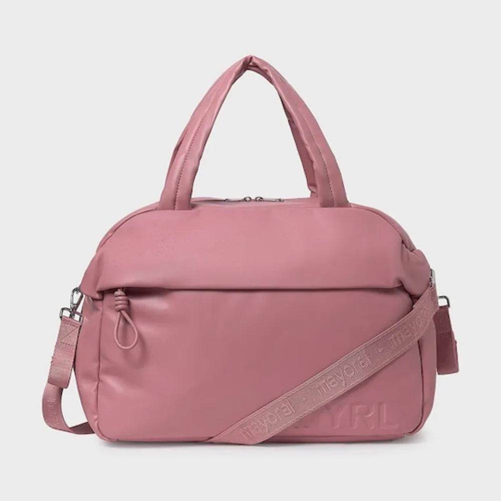 Mayoral Чанта за бебешки аксесоари с гравиране Rose Tan