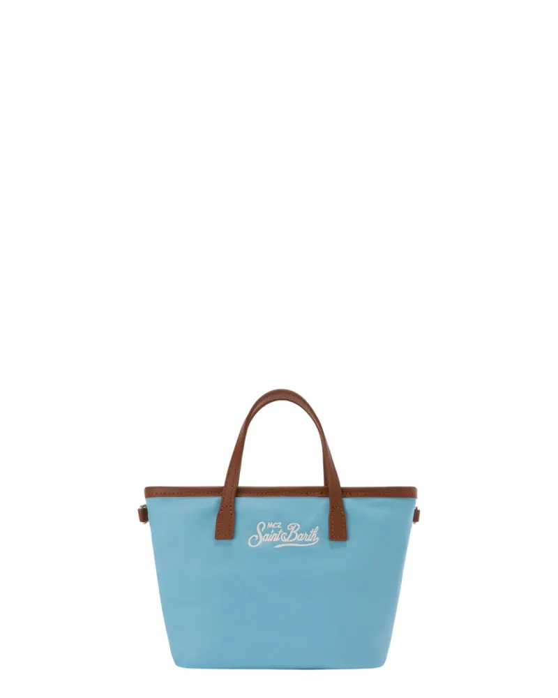 MC2 Saint Barth Blue Nylon City Mini Bag