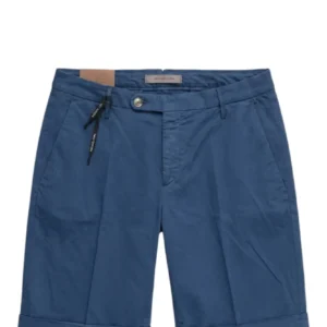 Men's Stretch Cotton Bermuda Shorts Michael Coal