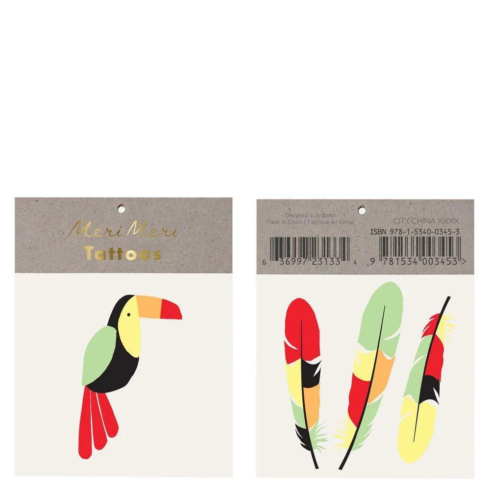 Meri Meri Малка Татуировка Toucan