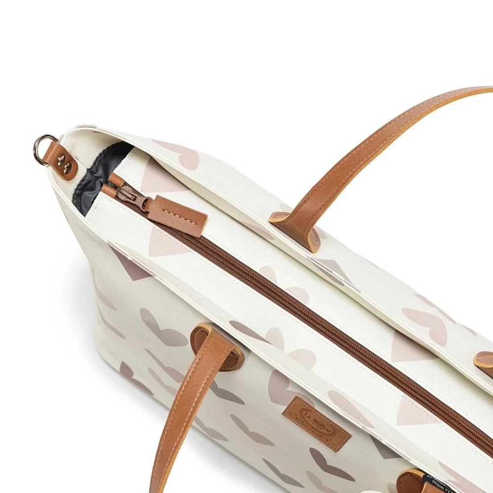 La Millou Чанта за новородено Feeria Large Heartbeat Beige