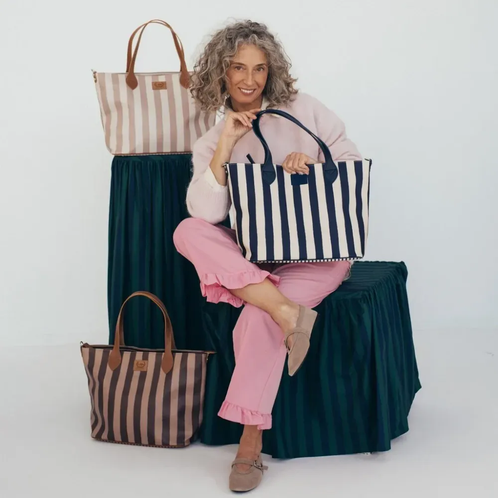 La Millou чанта за новородено Feeria Medium Stripes Beige