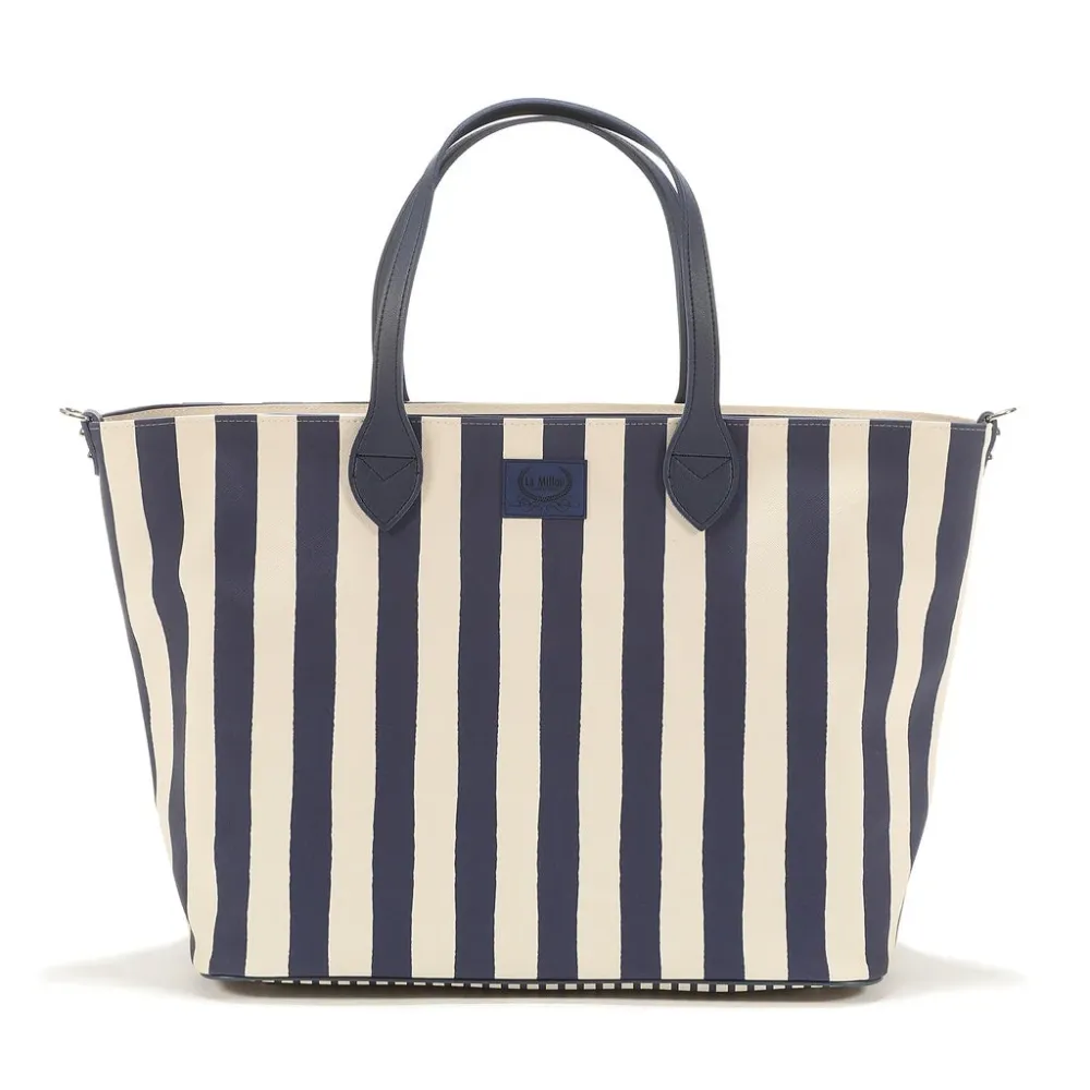 La Millou чанта за новородено Feeria Medium Stripes Navy