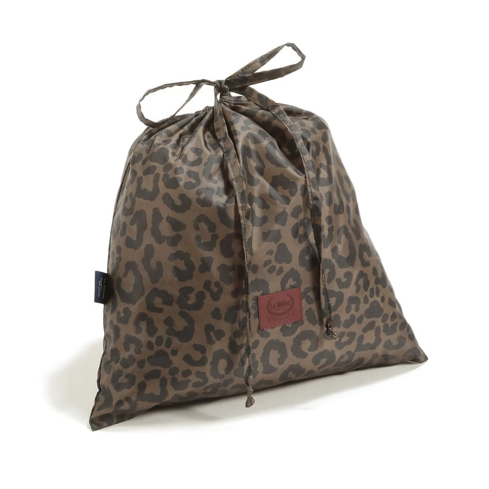 La Millou чанта за уикенда Ortalion Leopard Choco