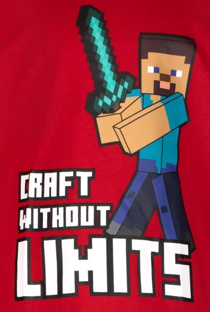 Блуза с дълъг ръкав Minecraft Craft Without Limits, размер 116