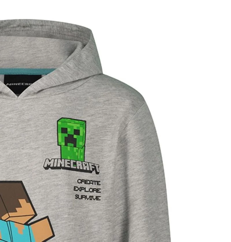 Блуза с качулка MINECRAFT create, explore, survive, размер 116