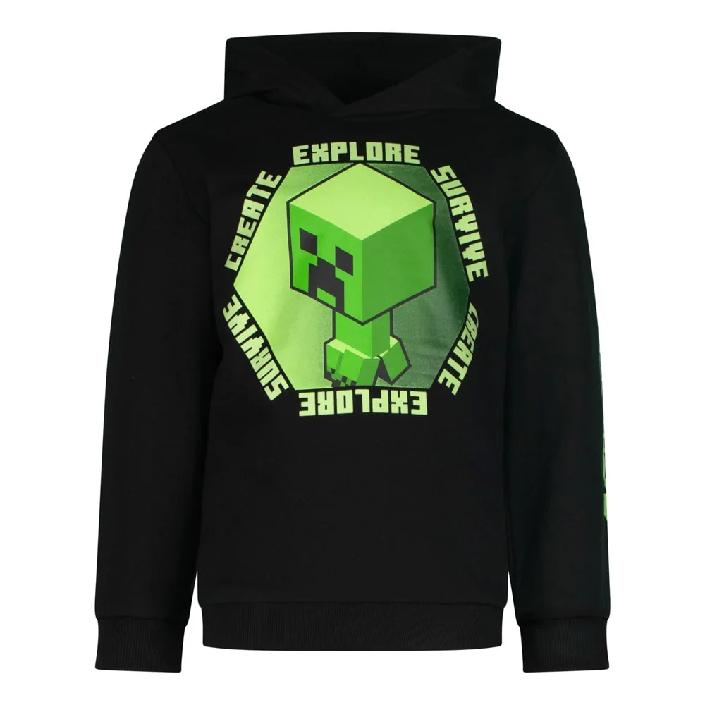 Блуза с качулка Minecraft Creeper Explore, размер 116