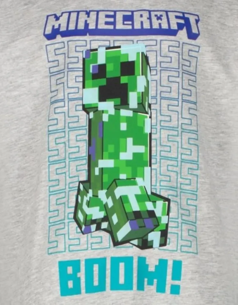 Блуза с дълъг ръкав Minecraft Creeper Logo, размер 116