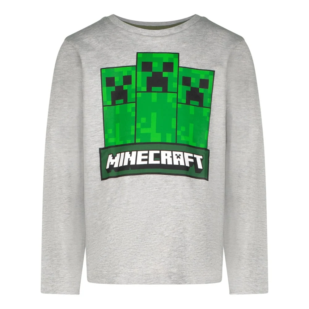 Блуза с дълъг ръкав Minecraft Creepers Trio, размер 116