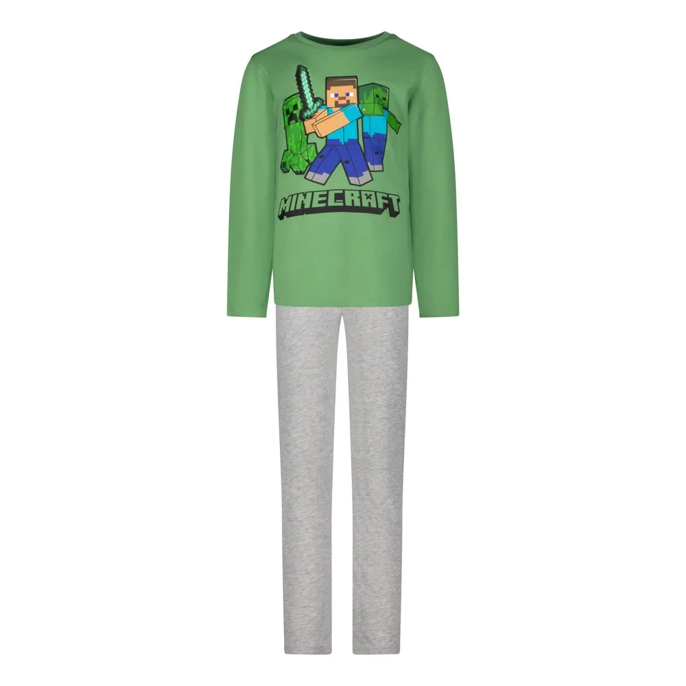 Пижама Minecraft Skins Green, размер 140