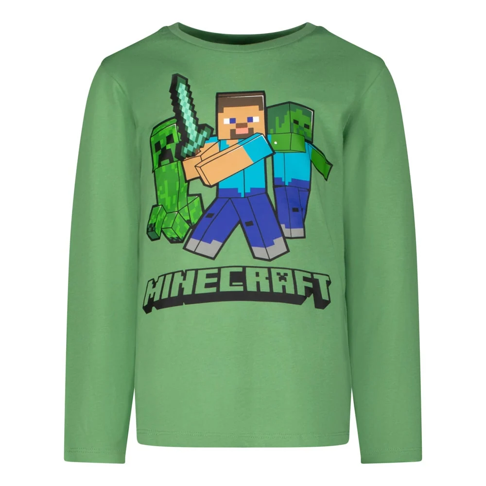 Пижама Minecraft Skins Green, размер 140