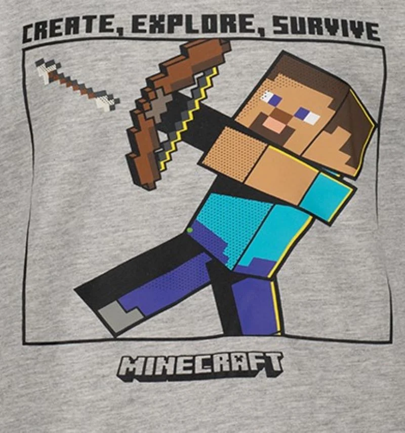 Блуза с дълъг ръкав MINECRAFT Steve, размер 134