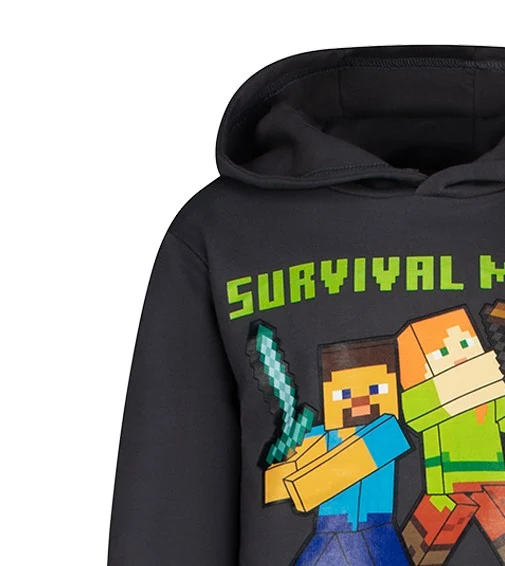 Блуза с качулка Minecraft Survival Mode, размер 134