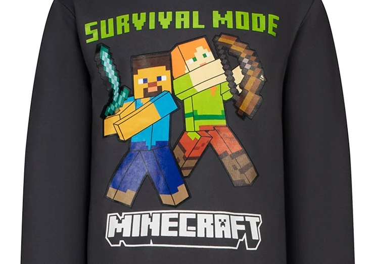 Блуза с качулка Minecraft Survival Mode, размер 134