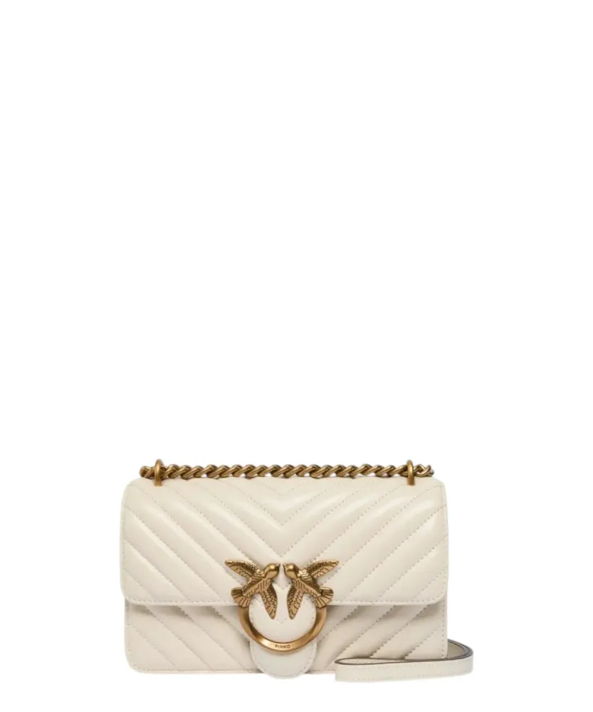 Mini Love Bag Chevron Quilted Nappa Leather