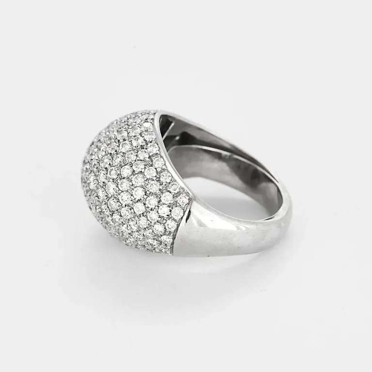Пръстен Le Mont des Diamants от бяло злато и диаманти