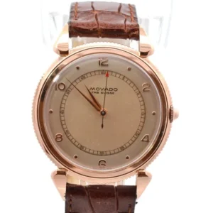 Movado - Часовник от 18-каратово жълто злато