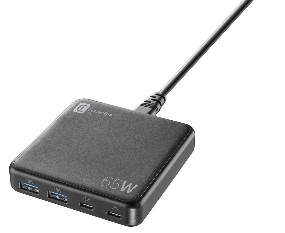 Зарядна станция Multipower Desk, 220V GaN 2xUSB, 2xUSB-C 65W