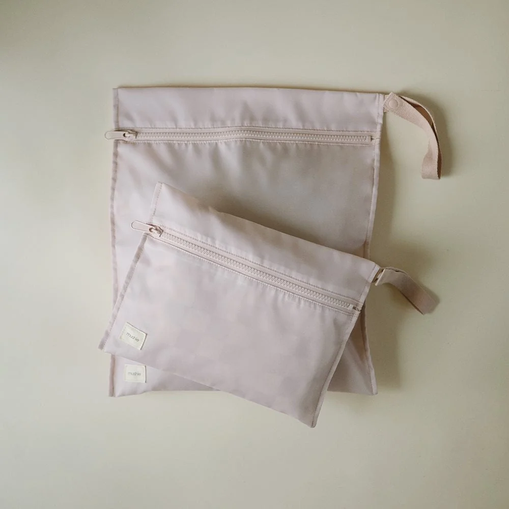 Mushie Водоустойчиви чанти 2 бр. Blush