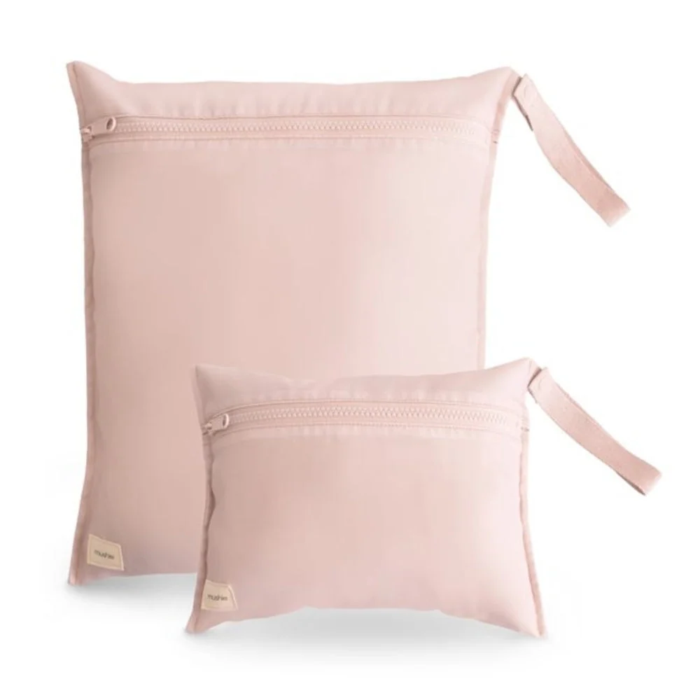 Mushie Водоустойчиви чанти 2 бр. Blush