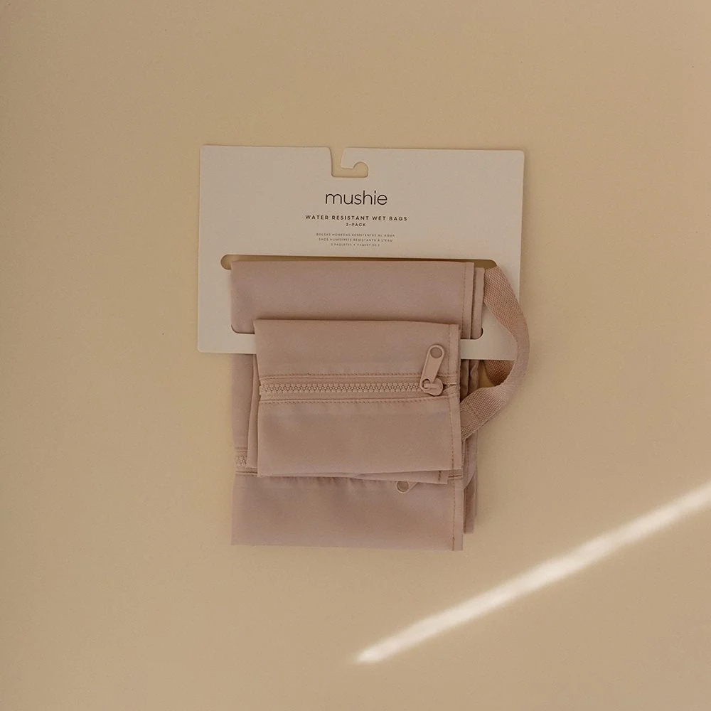 Mushie Водоустойчиви чанти 2 бр. Blush