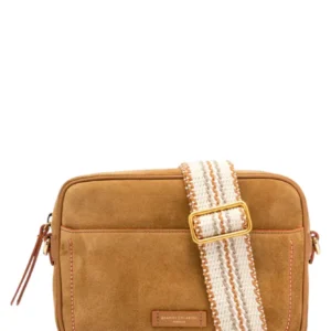 Nina Gianni Chiarini Hammered Leather Shoulder Bag Braided Strap