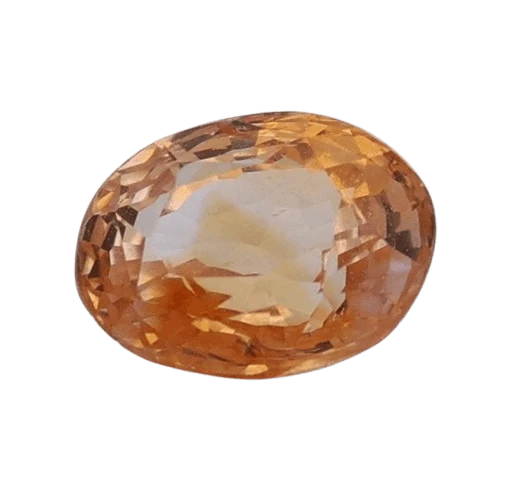Padparadscha сапфир 1.10cts необработен необработен CGL сертификат