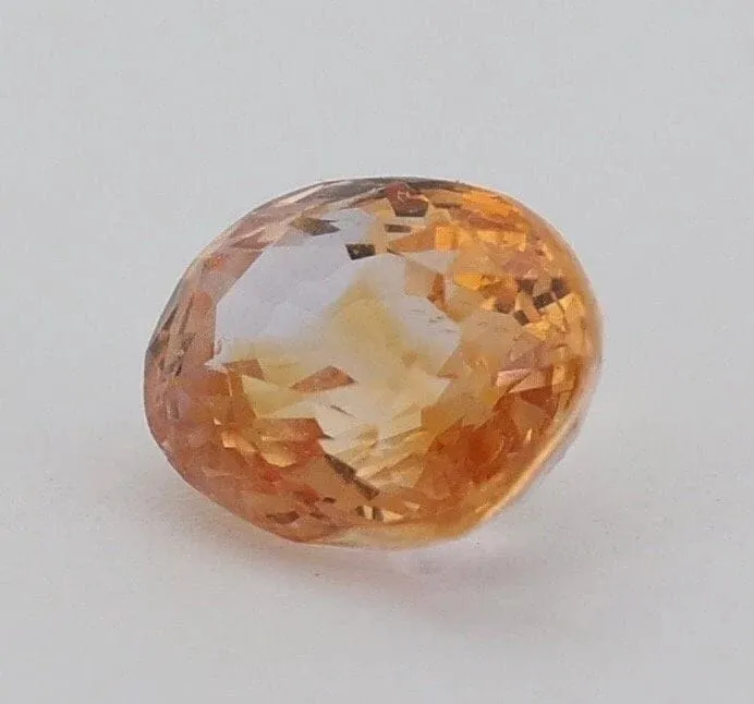 Padparadscha сапфир 1.10cts необработен необработен CGL сертификат