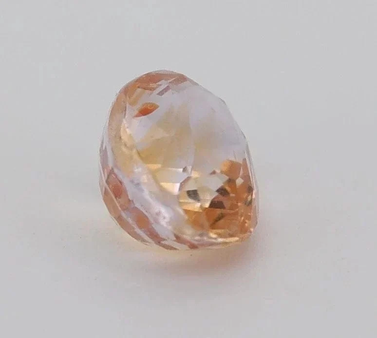 Padparadscha сапфир 1.10cts необработен необработен CGL сертификат