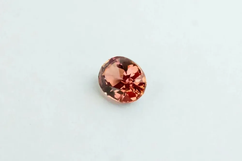 Сапфир Padpardscha 1.19cts скъпоценен сертификат