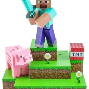 Лампа Paladone: Minecraft - Steve Diorama Light, PP9463MCF