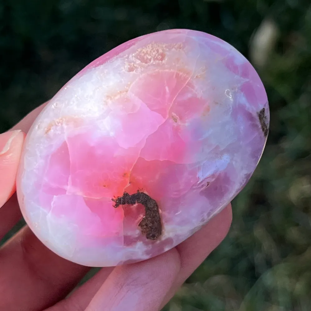 Розов арагонит Palmstone Пакистан модел 6