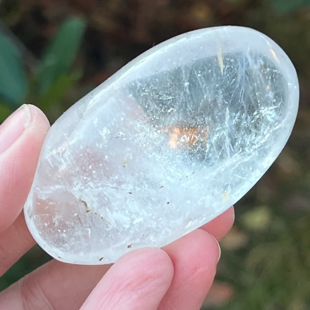 Palmstone безцветен кварц/планински кристал m9