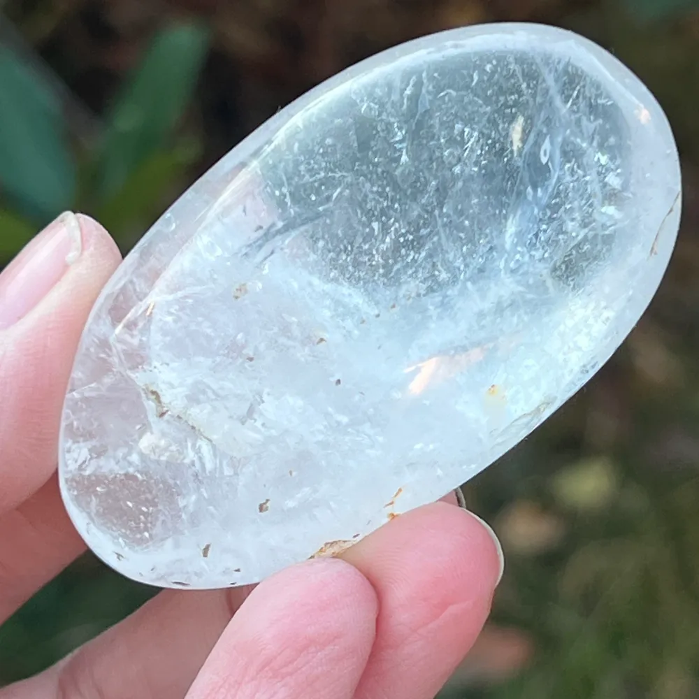 Palmstone безцветен кварц/планински кристал m9