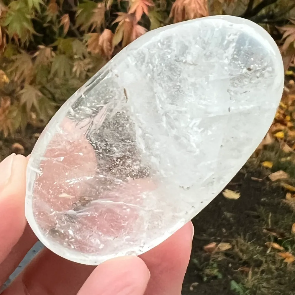 Palmstone безцветен кварц/планински кристал m9