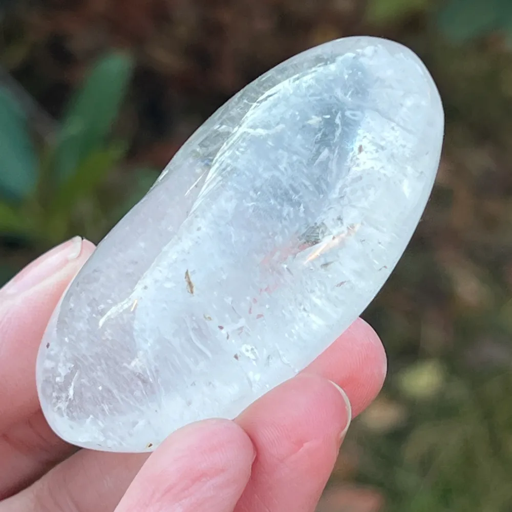 Palmstone безцветен кварц/планински кристал m9