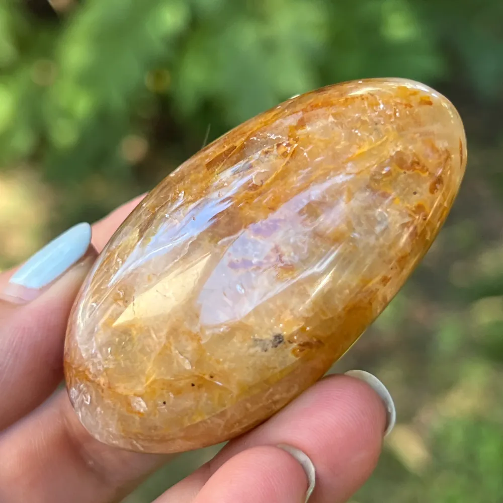 Palmstone кварц лимонен модел 5, Golden Healer